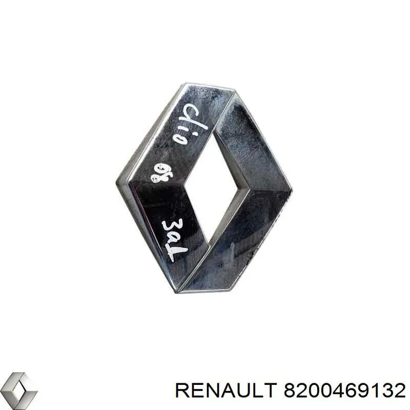 Емблема кришки багажника, фірмовий значок на Renault Clio (BR01, CR01)