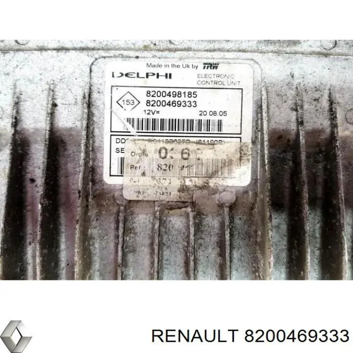 Модуль керування (ЕБК) упорскування палива 8200469333 Renault (RVI)