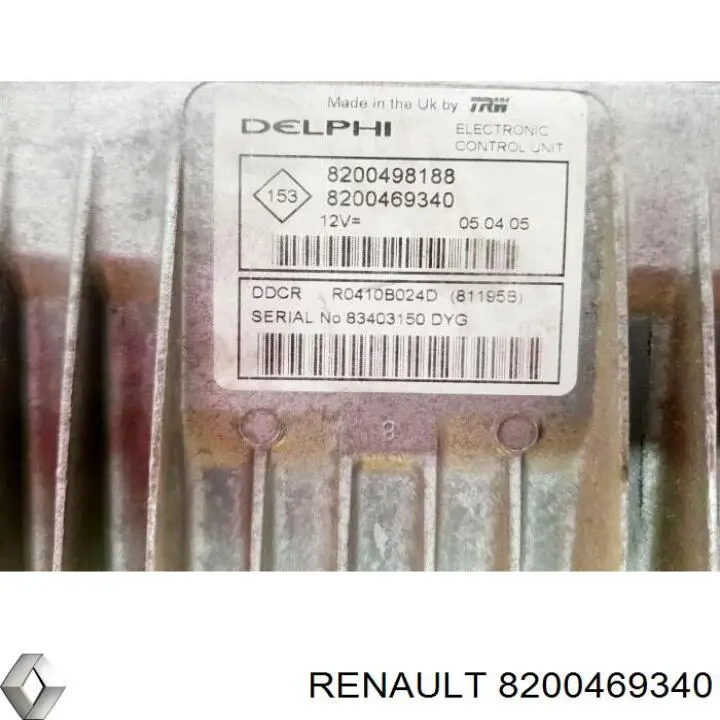 Купити 8200469340 Renault (RVI) Модуль управління двигуном