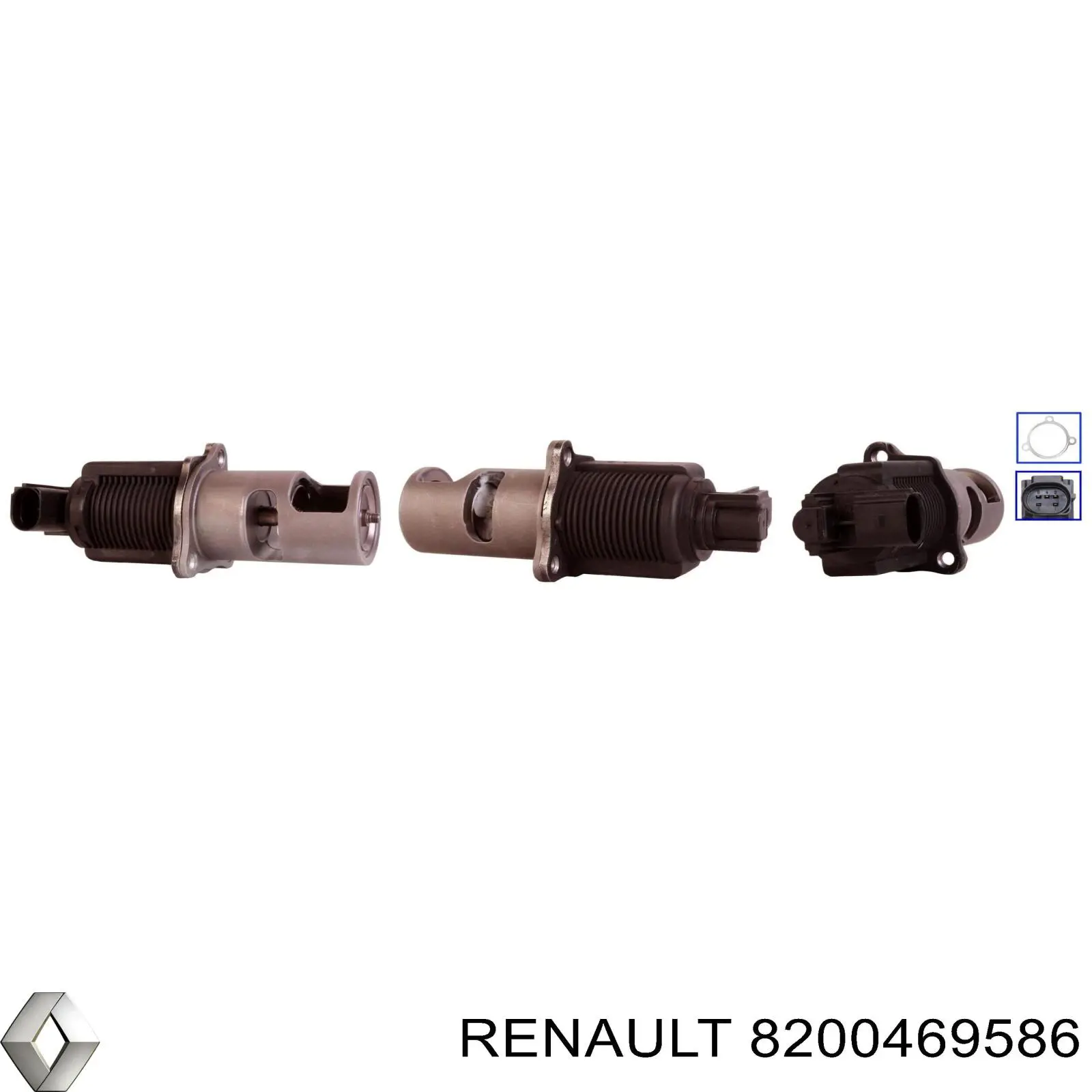Купити 8200469586 Renault (RVI) Прилади управління системи рециркуляції