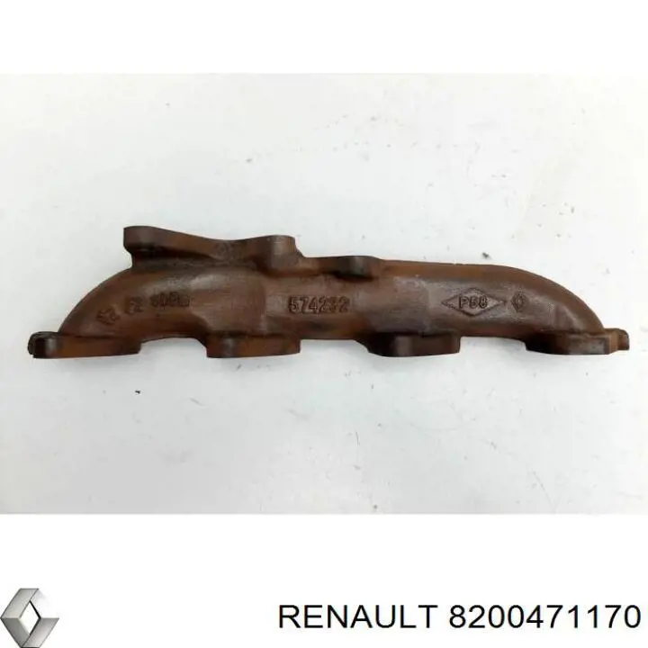 Газопроводи (колектор випускний) Renault (RVI) 8200471170 ціна, від 4.06 USD