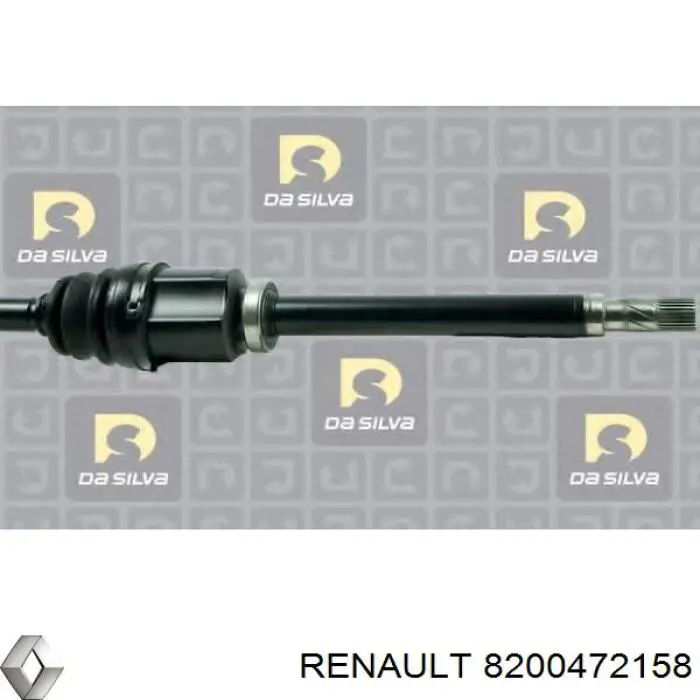 Піввісь (привід) передня, права 8200472158 Renault (RVI)