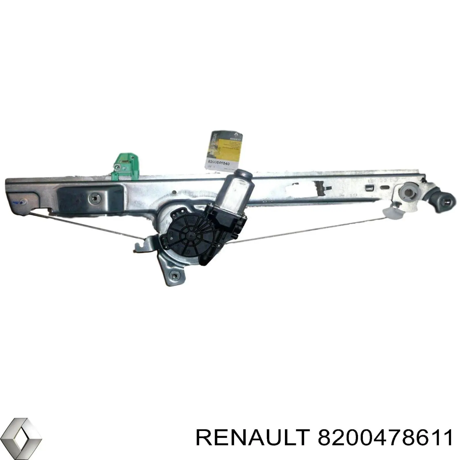 Купити 8200478611 Renault (RVI) Механізм склопідіймача двері передньої, правої