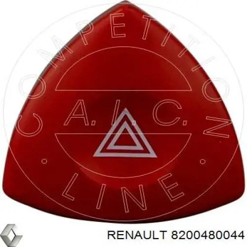 Кнопка включення аварійної сигналізації Renault (RVI) 8200480044 ціна, від 7.60 USD
