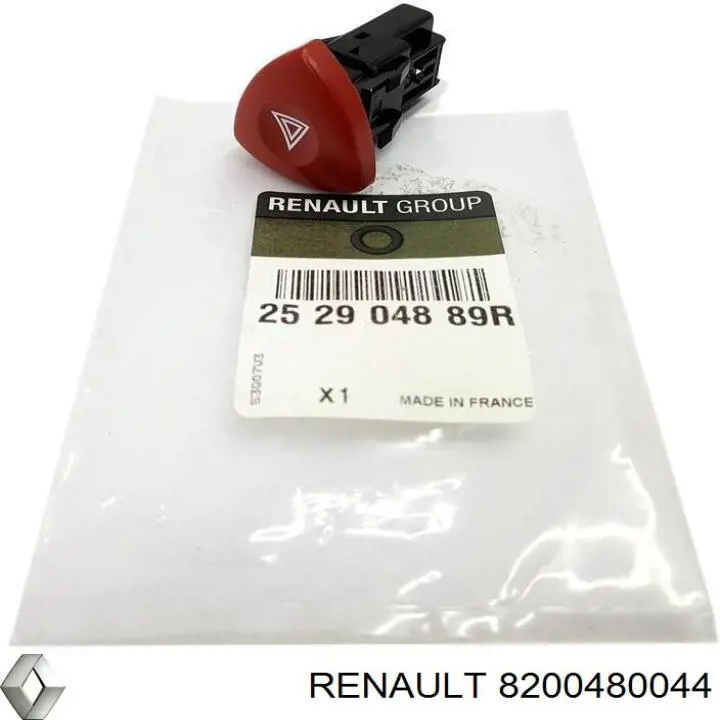 Купити 8200480044 Renault (RVI) Кнопка включення аварійного сигналу