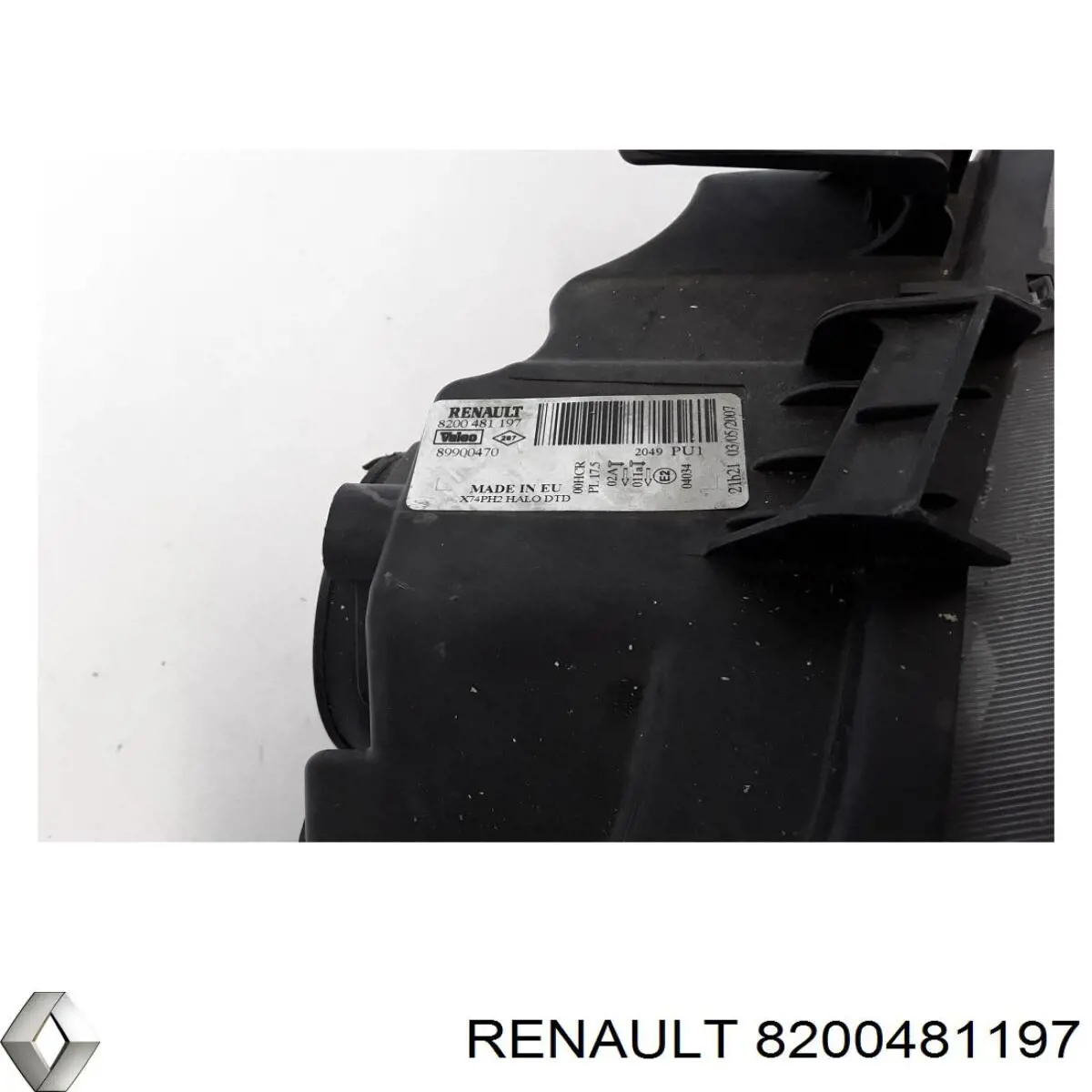 Фара правая Renault (RVI) 8200481197 ціна, від 100.59 USD