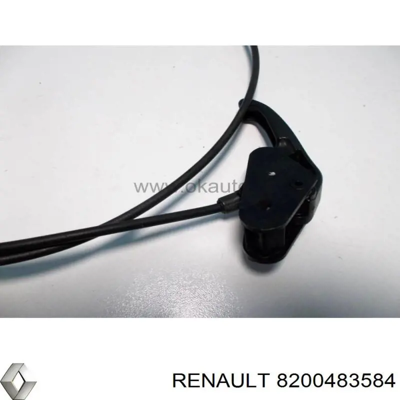  Трос капота Renault Scenic 2