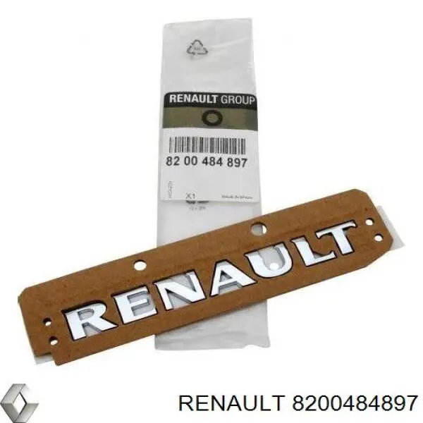 8200484897 Renault (RVI) Емблема кришки багажника, фірмовий значок