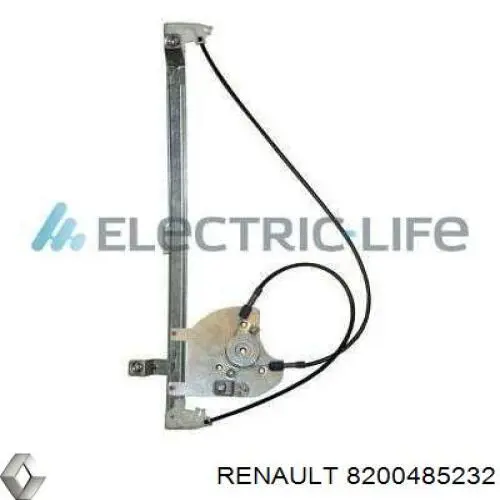 Купити 8200485232 Renault (RVI) Механізм склопідіймача двері задньої, лівої