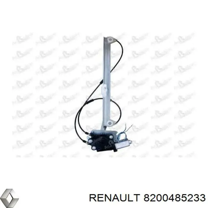 Механізм склопідйомника двері задньої, правої Renault (RVI) 8200485233 ціна, від 9.30 USD