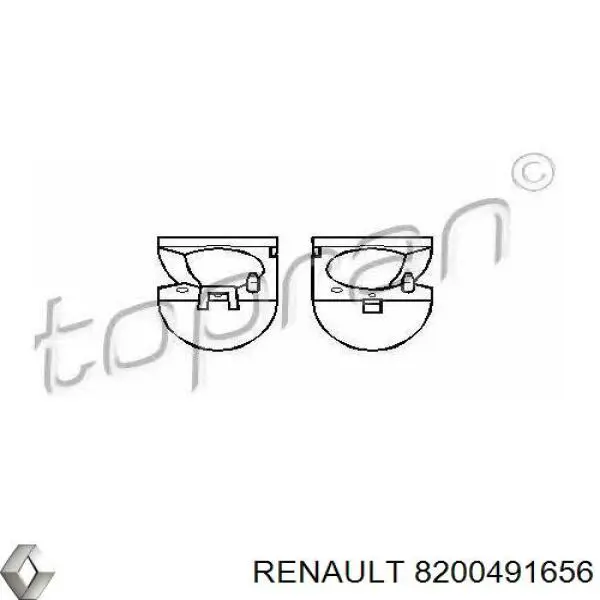 8200491656 Renault (RVI) Трос коробки передач