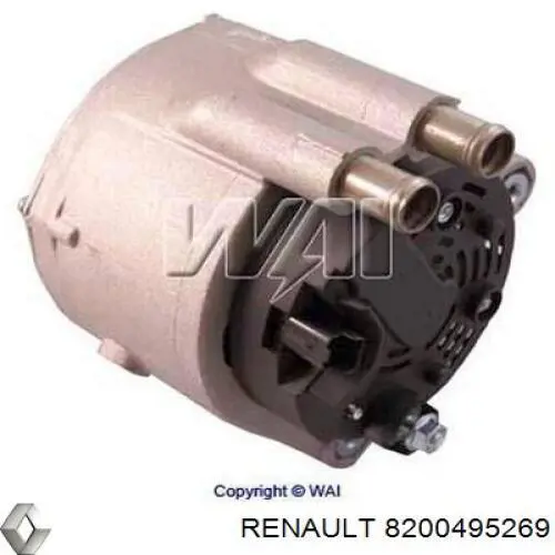 Генератор Renault (RVI) 8200495269 ціна, від 126.69 USD