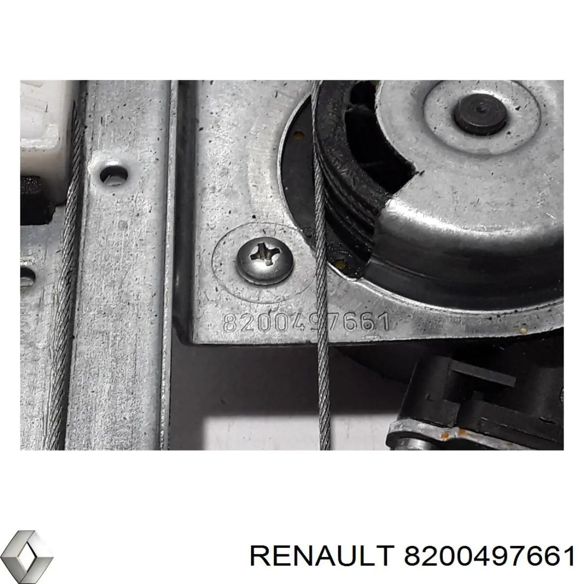 Механізм склопідіймача двері задньої, правої Renault Kangoo 2 (KW01) (Рено Канго)