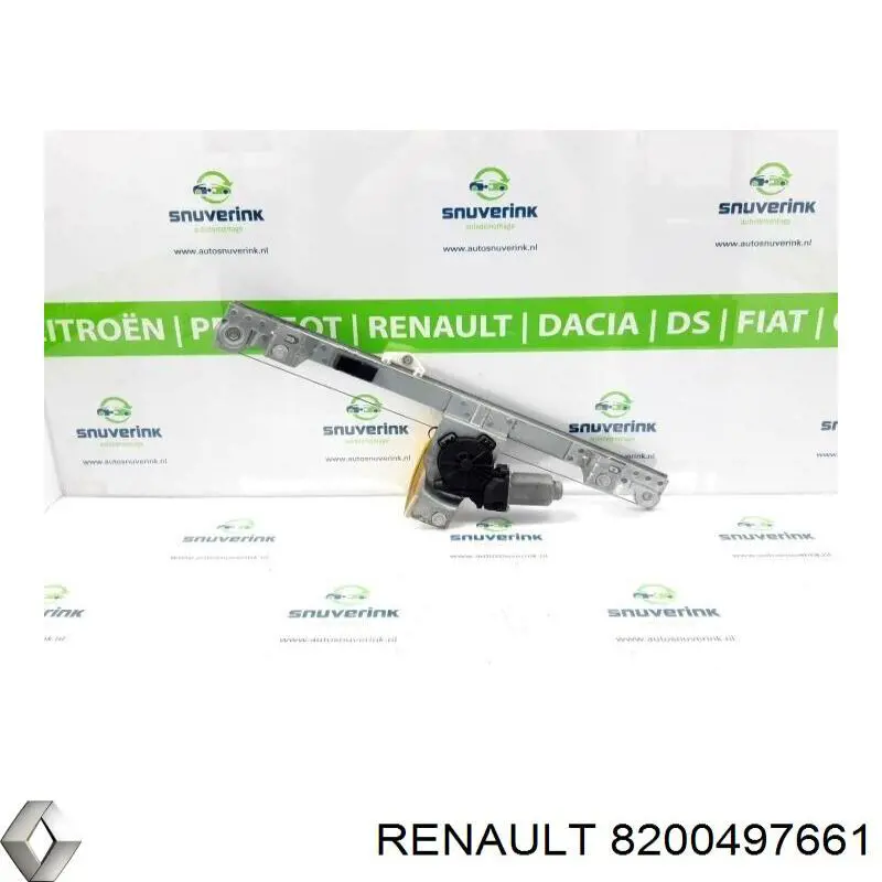 Механізм склопідйомника двері задньої, правої Renault (RVI) 8200497661 ціна, від 17.19 USD