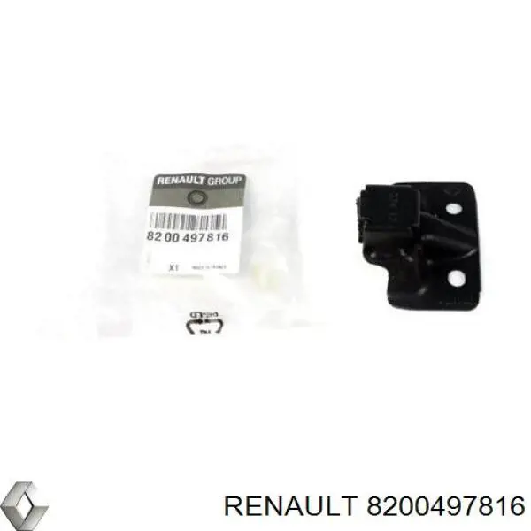 8200497816 Renault (RVI) Петля-зачіп (відповідна частина) замка задніх двостулкових дверей, лівий нижний
