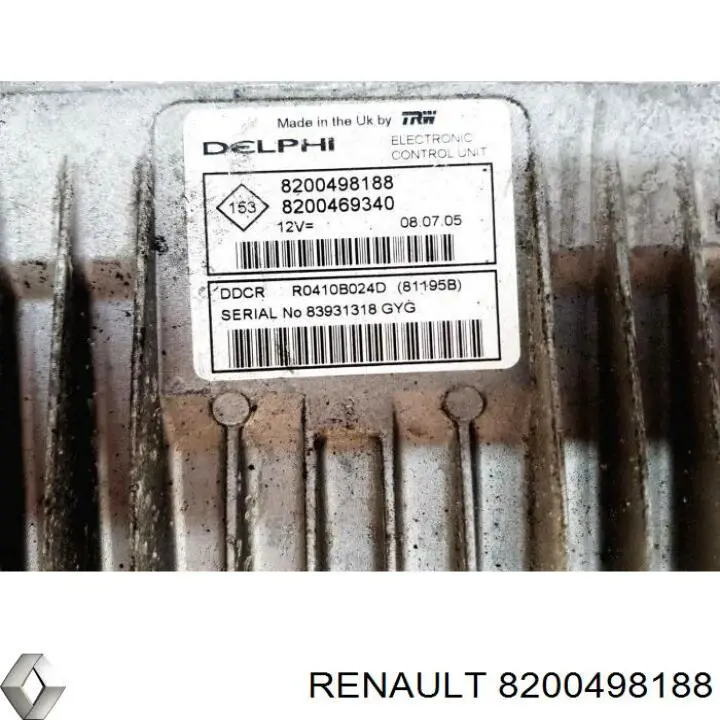Купити 8200498188 Renault (RVI) Модуль управління двигуном