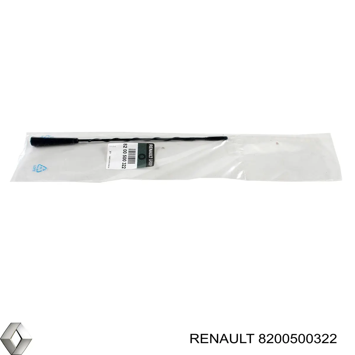 Шток антени Renault (RVI) 8200500322 ціна, від 15.43 USD