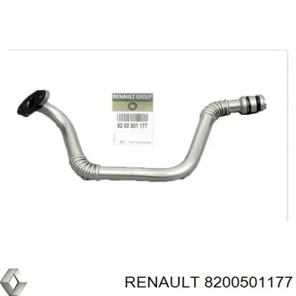 8200501177 Renault (RVI) трубка/шланг відводу масла від турбіни