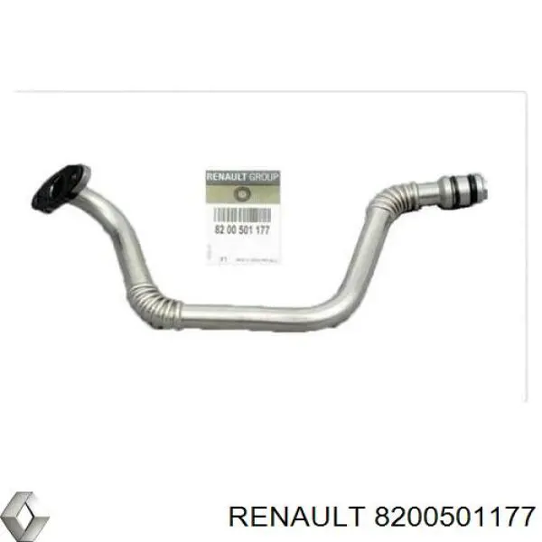 Трубка/шланг відводу масла від турбіни Renault (RVI) 8200501177 ціна, від 36.28 USD