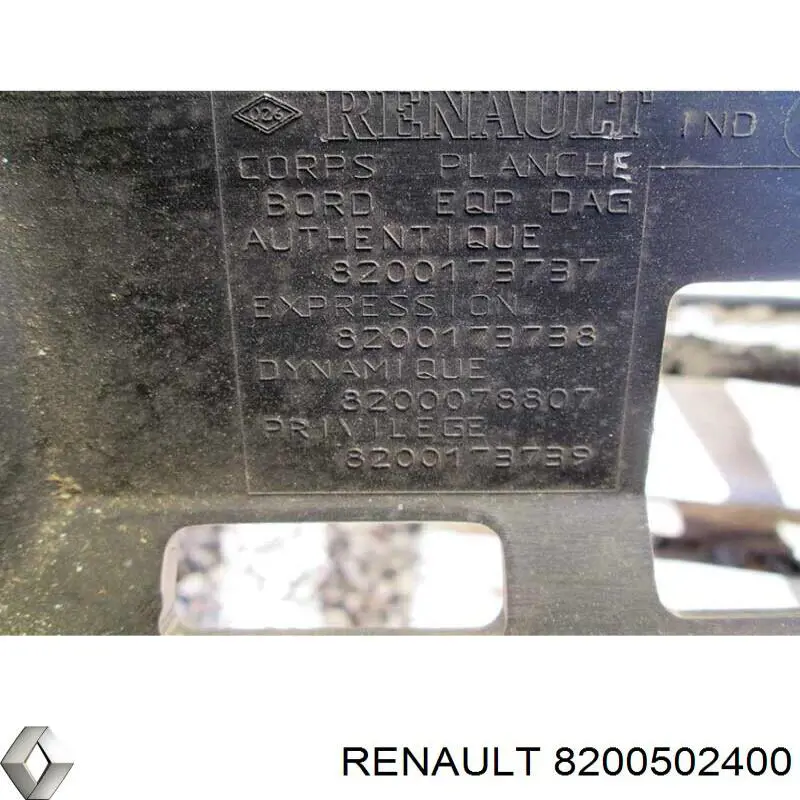 8200502400 Renault (RVI) Передня панель