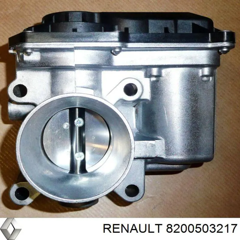 Дросільна заслінка в зборі 8200503217 Renault (RVI)