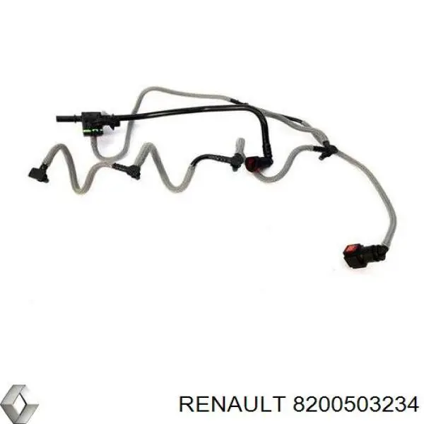 1752000Q1G Renault (RVI) Трубка паливна, зворотня від форсунок