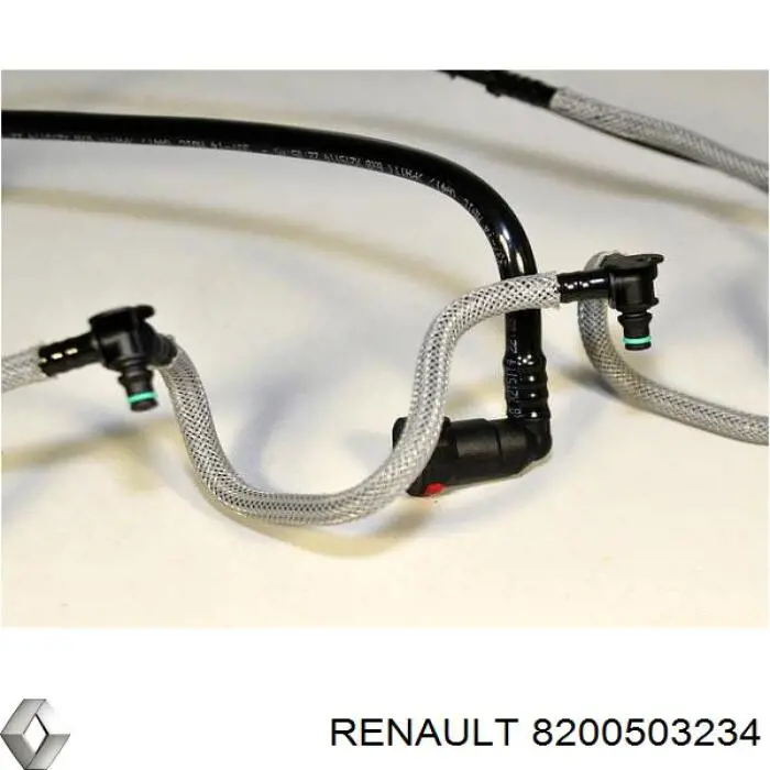 Трубка паливна, зворотня від форсунок 1752000Q1G Renault (RVI)