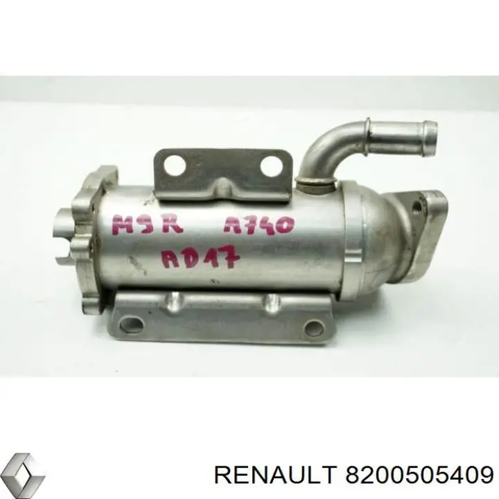 Радіатор системи EGR рециркуляції вихлопних газів Renault (RVI) 8200505409 ціна, від 177.16 USD