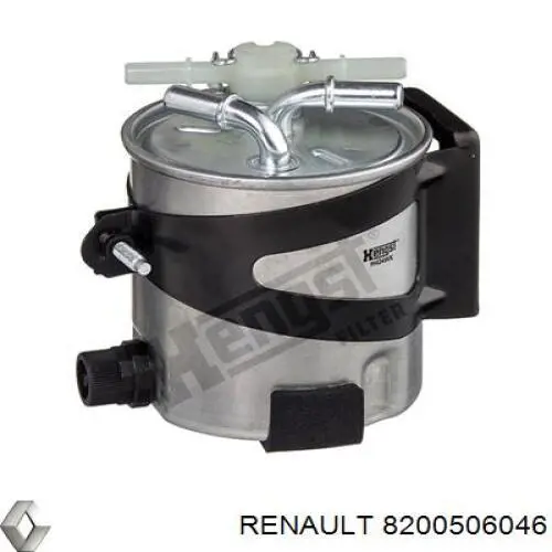 Фільтр паливний 8200506046 Renault (RVI)