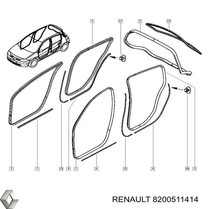  8200511414 Renault (RVI)