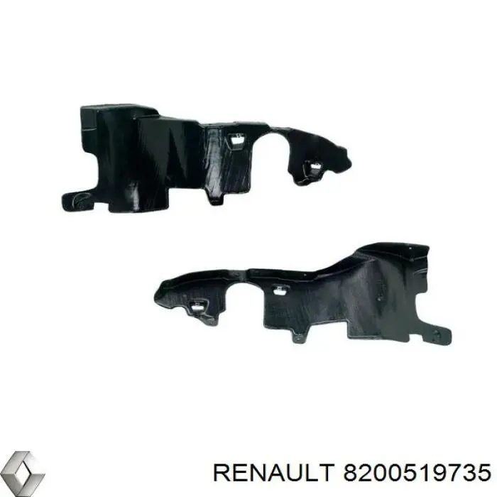 Захист моторного відсіку Renault Kangoo II фургон (FW0) (2008 - 2021) ціна, від 28.94 USD