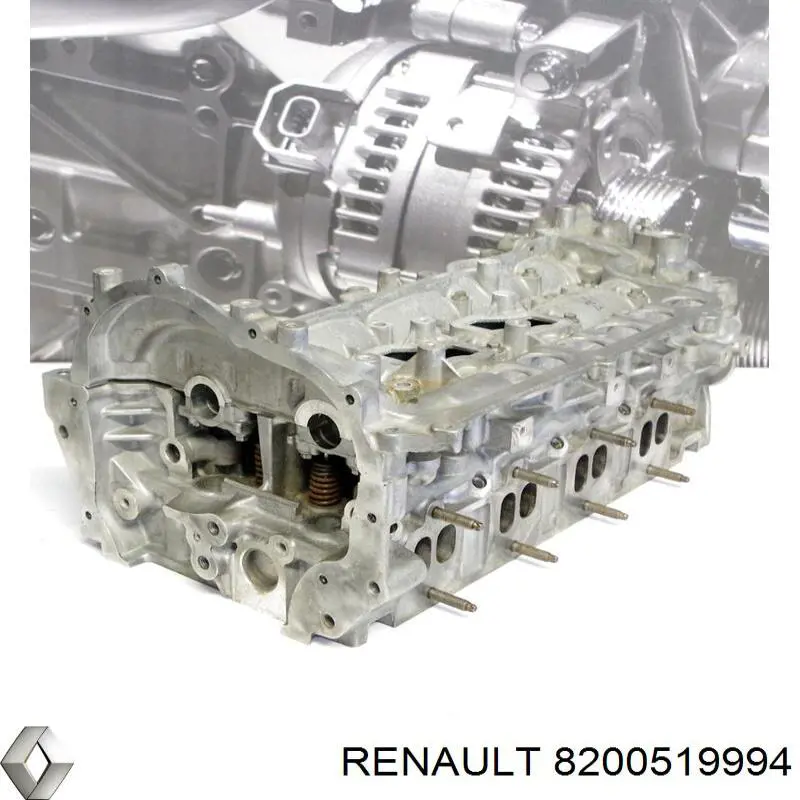 Головка двигуна Renault (RVI) 8200519994 ціна, від 506.76 USD