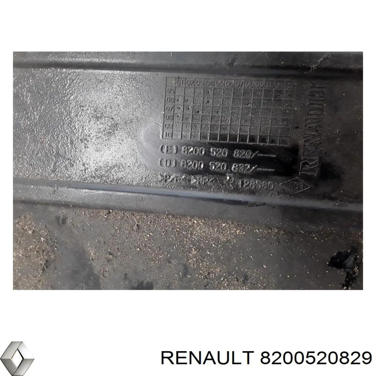 Захист моторного відсіку Renault (RVI) 8200520829 ціна, від 31.67 USD