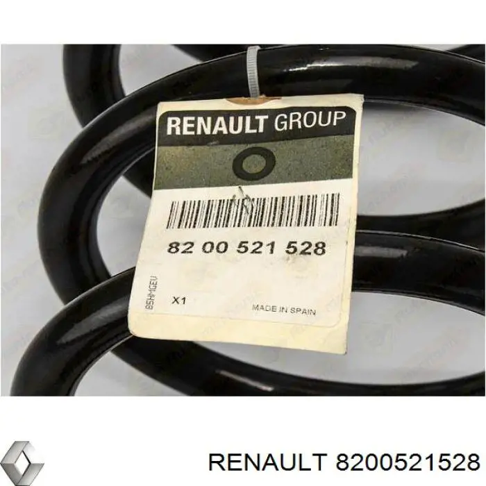 8200521528 Renault (RVI) Пружина амортизатора передняя