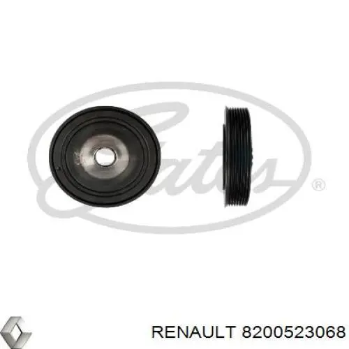 Купити 8200523068 Renault (RVI) Шків колінчастого вала
