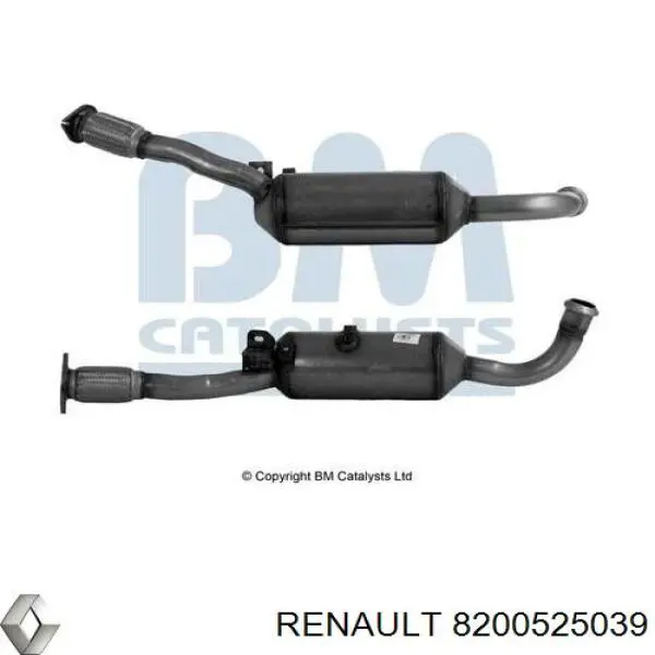 Сажевый фільтр 8200756674 Renault (RVI)