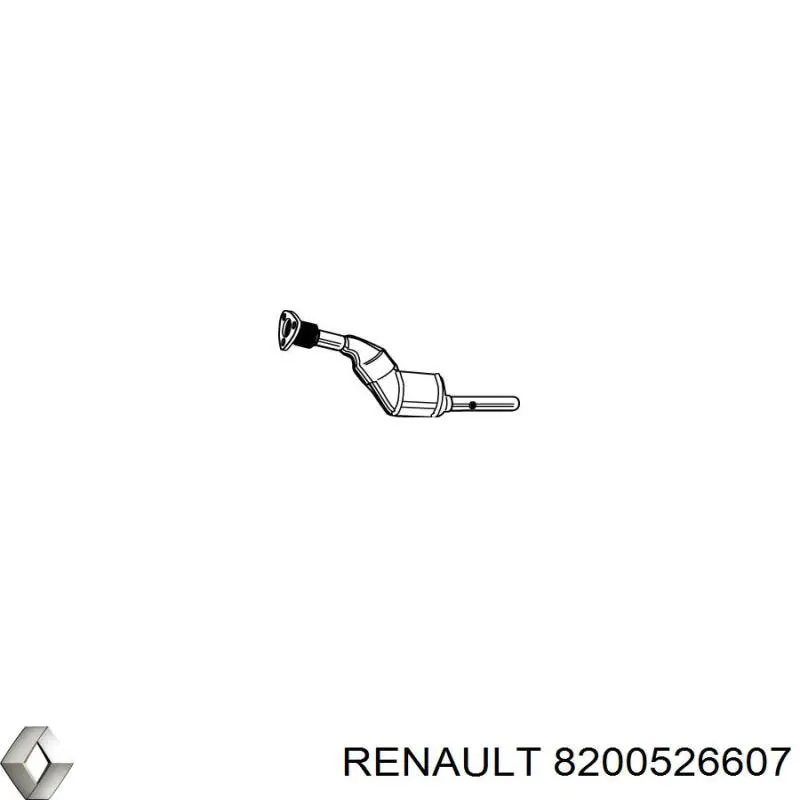 8200526607 Renault (RVI) Каталітичний нейтралізатор відпрацьованих газів