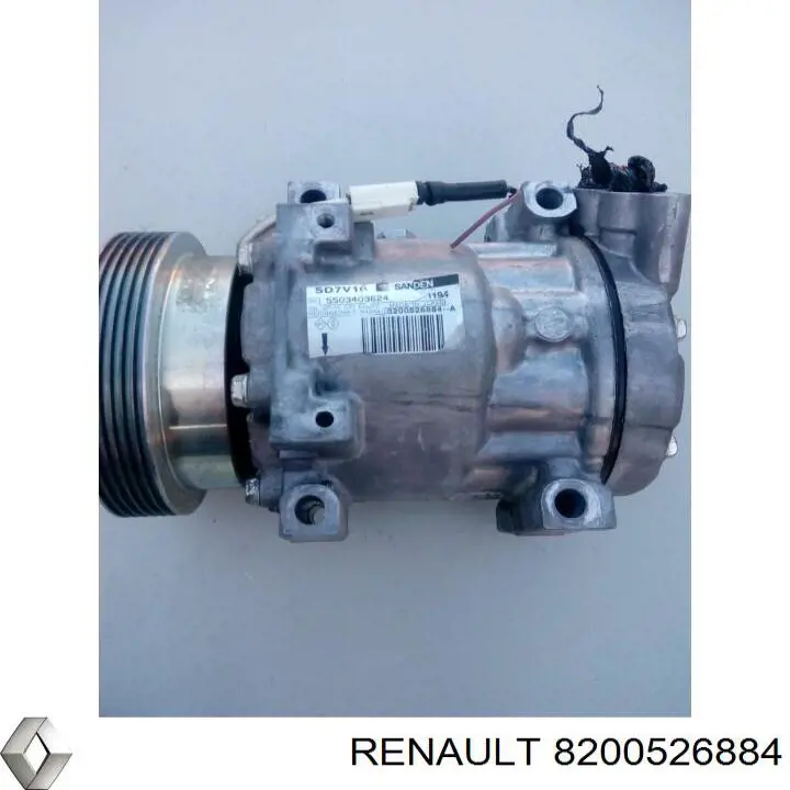 Купити 8200526884 Renault (RVI) Компресор кліматичної установки