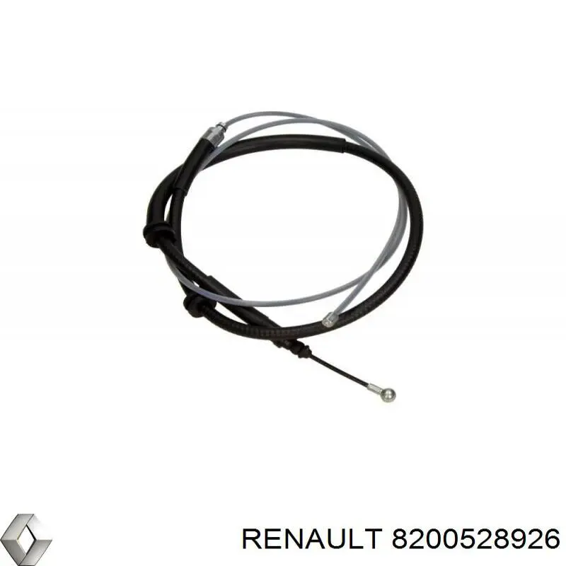 Трос ручного гальма задній, правий/лівий Renault (RVI) 8200528926 ціна, від 10.43 USD