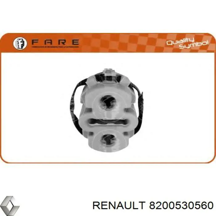 Подушка кріплення глушника Renault (RVI) 8200530560 ціна, від 1.34 USD