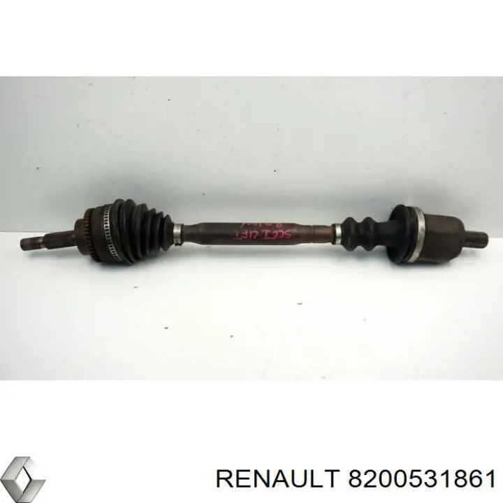 Купити 8200531861 Renault (RVI) Ліва піввісь