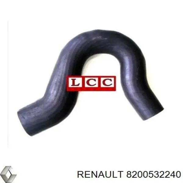 Шланг/патрубок интеркуллера 8200532240 Renault (RVI)
