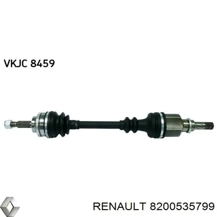 Привід передній лівий Renault (RVI) 8200535799 ціна, від 78.04 USD