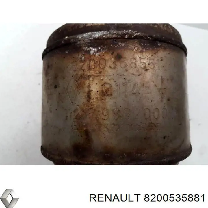Конвертор-каталізатор (каталітичний нейтралізатор) Renault (RVI) 8200535881 ціна, від 190.04 USD