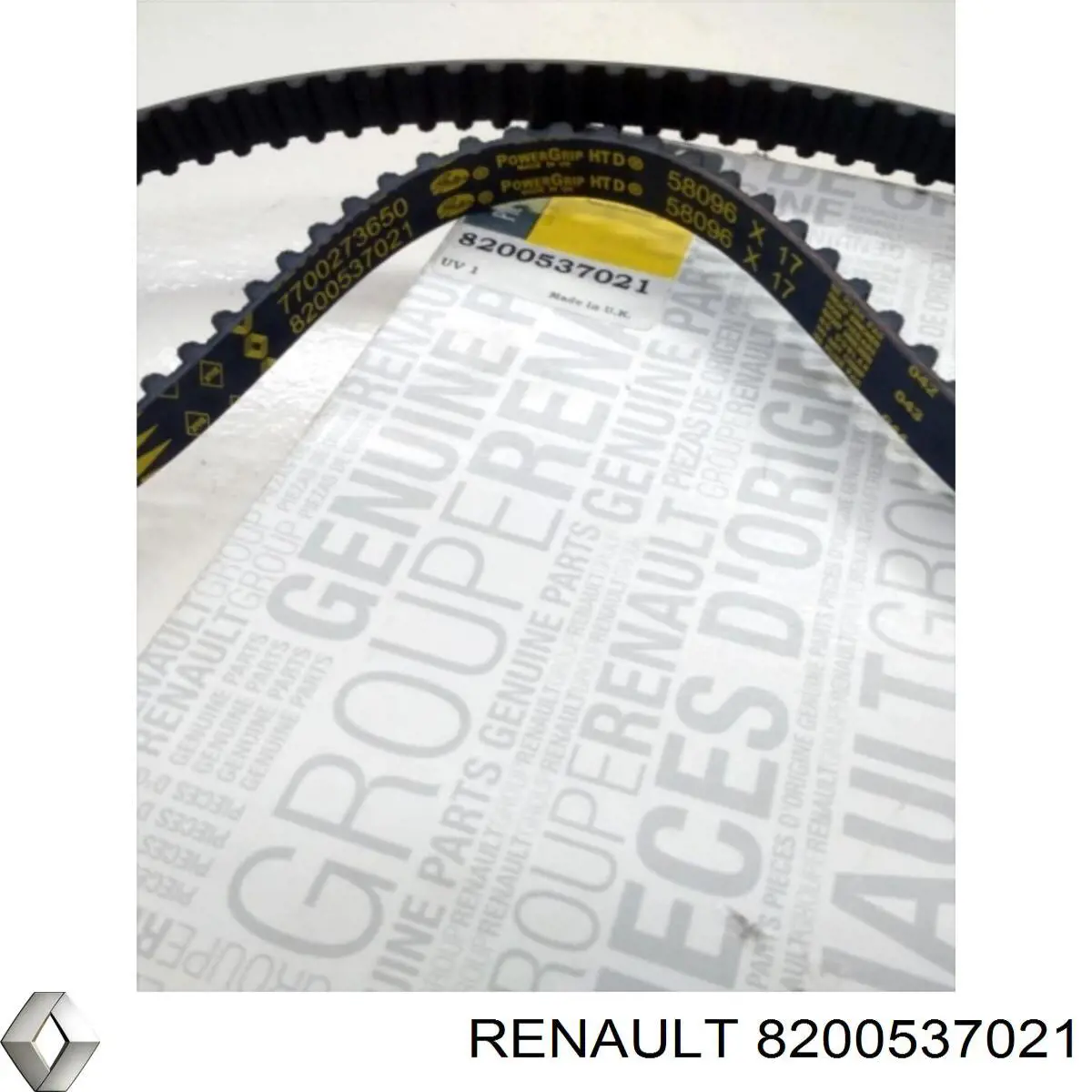 Купити 8200537021 Renault (RVI) Ремінь газорозподільного механізму