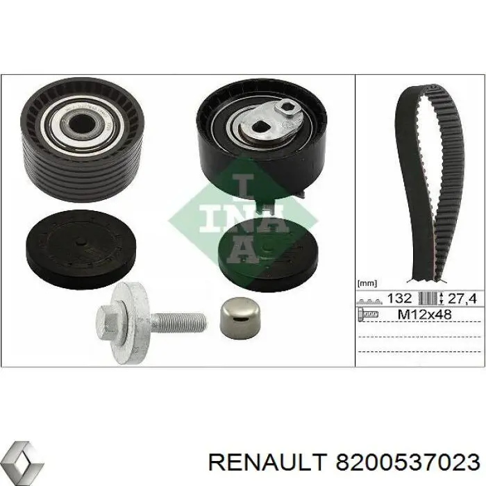 Купити 8200537023 Renault (RVI) Ремінь газорозподільного механізму