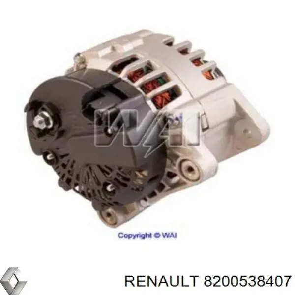 8200538407 Renault (RVI) генератор