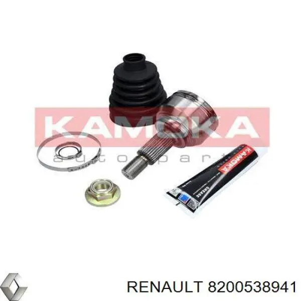 Привід передній лівий Renault (RVI) 8200538941 ціна, від 68.00 USD