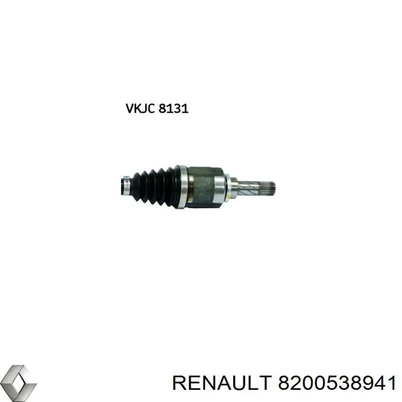 Купити 8200538941 Renault (RVI) Ліва піввісь