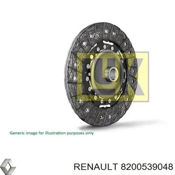 8200539048 Renault (RVI) комплект зчеплення (3 частини)